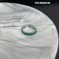 Green Diamond Ring