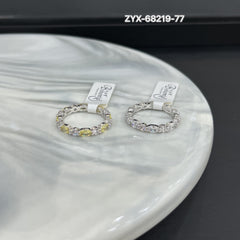 Crystal Ring with Layered Colors