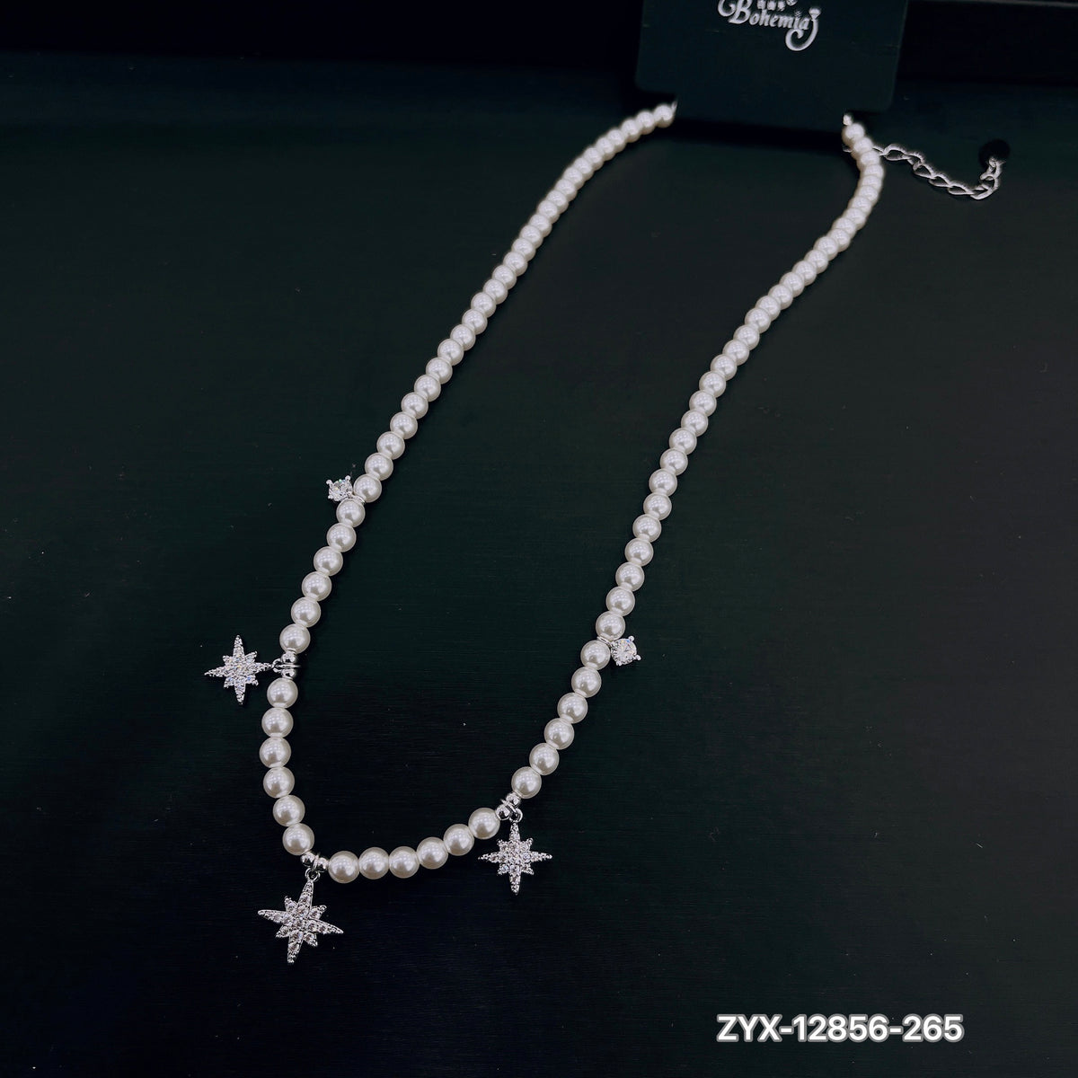 Falling Star Pearl Necklace