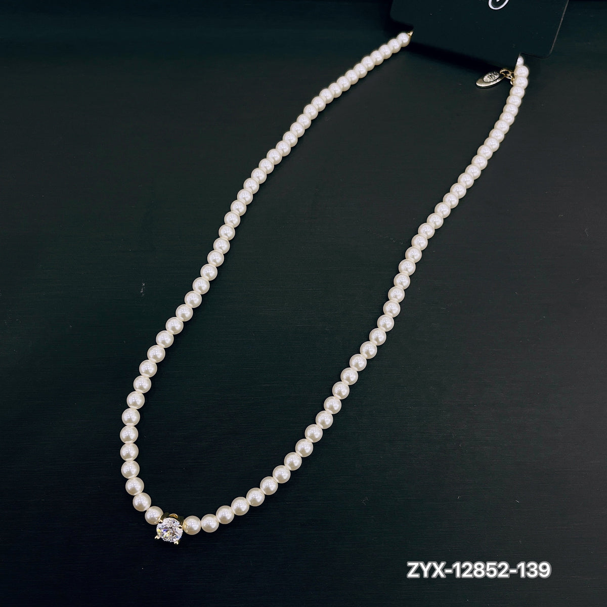 Beaded Diamond Star Necklace