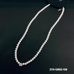 Beaded Diamond Star Necklace