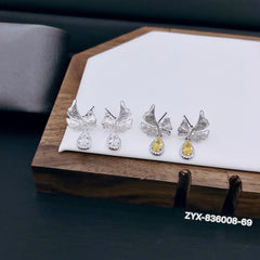 Sparkling Butterfly Diamond Earrings