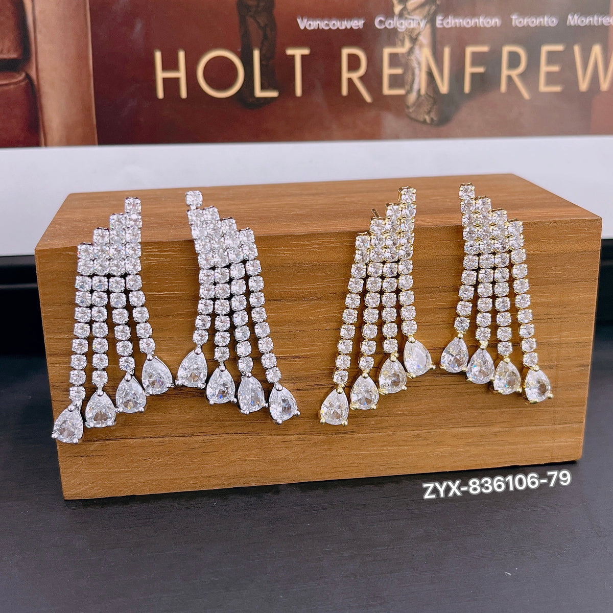 Diamond Tassel Earrings