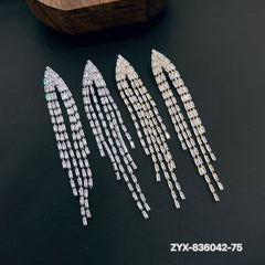 Crystal Tassel Earrings