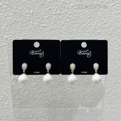 Elegant Teardrop Pearl Drops