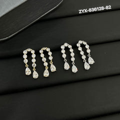 Luxe Pavé Double Strand Drops
